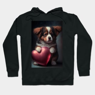 Valentine Puppy 1 Hoodie